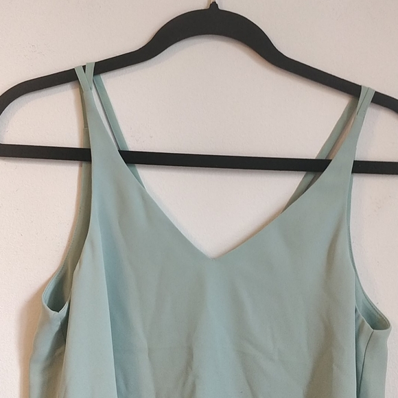 TOPSHOP Mint Chiffon Double Strap Camisole - Picture 4 of 9